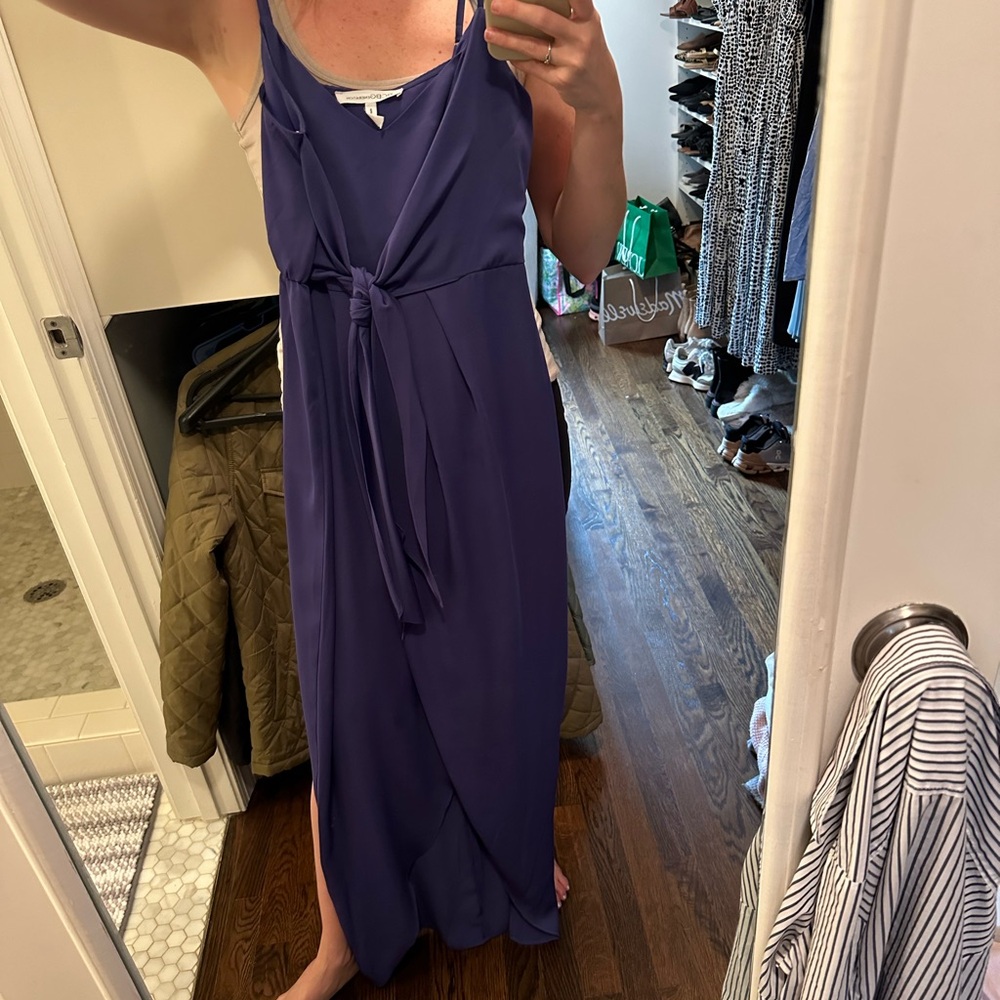 BCBGeneration XS Midi Purple Dress